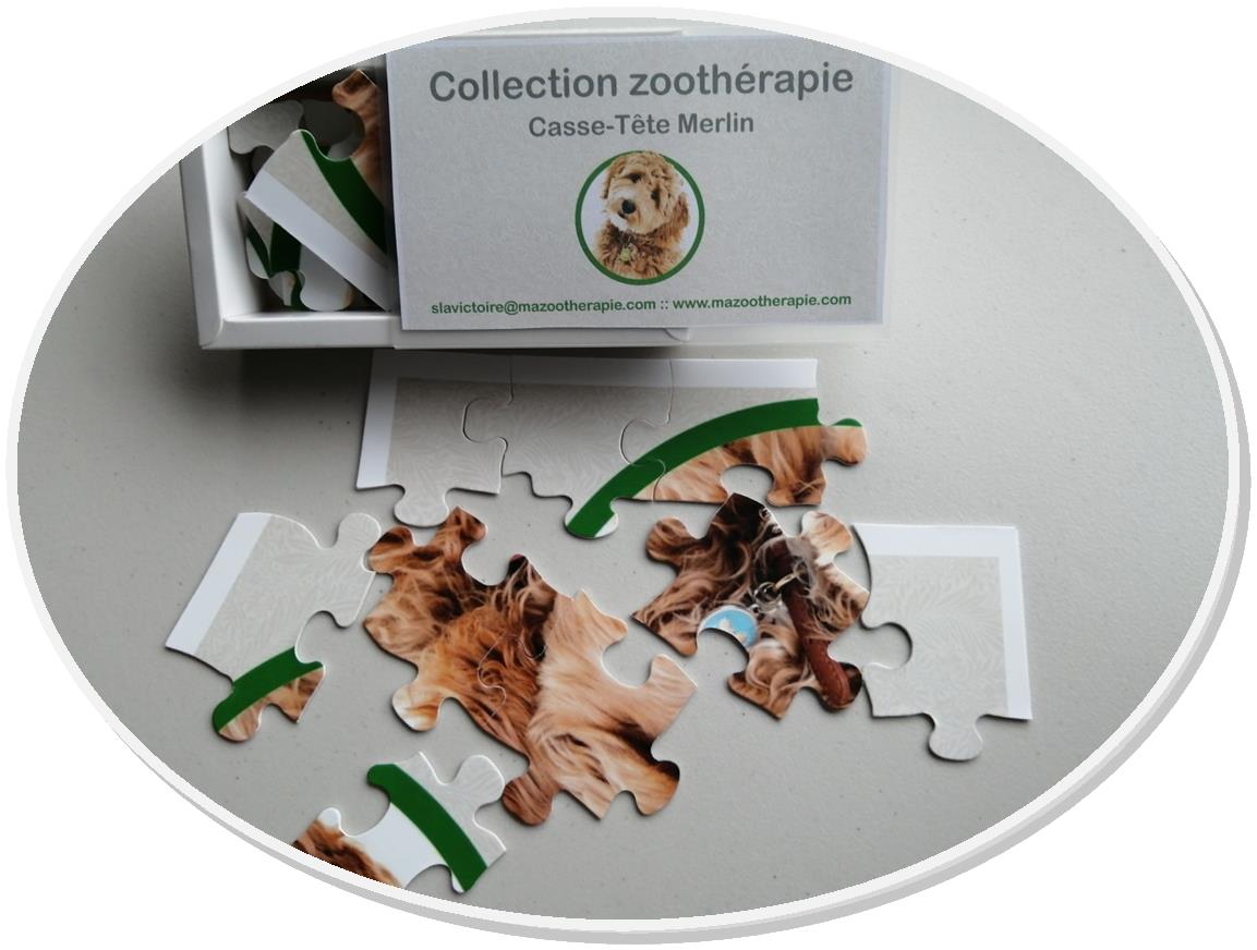 Collection Zoothérapie - Casse-tête Merlin Collection Zoothérapie - Casse-tête Merlin